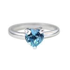 Surat Diamond-Heart Shape Silver Love Ring  (GSR36)