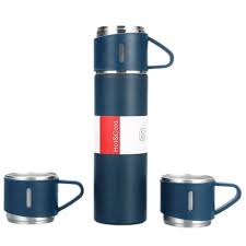 KAIROS-VACUUM FLASK WITH CUPS SET