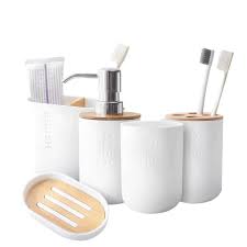 KAIROS-BATHROOM ACCESSORIES SET OF 5