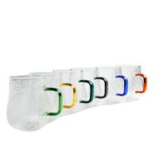 KAIROS-BOROSILICATE GLASS CUP SET OF 6 PCS - 300 ml