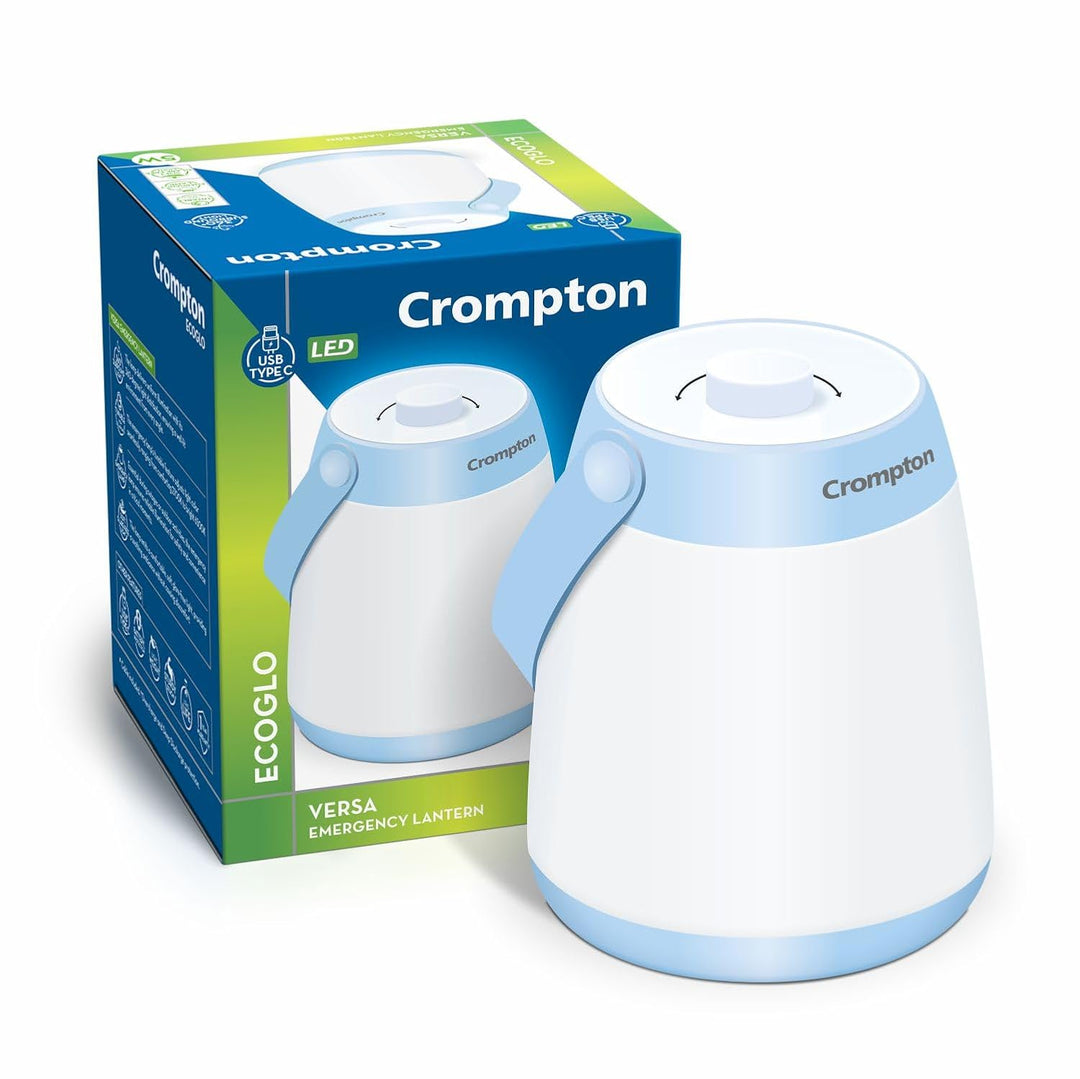 Crompton-VERSA EMG LAMP 5W RECHARGEABLE  LED5WCHEMG-VER-BLU