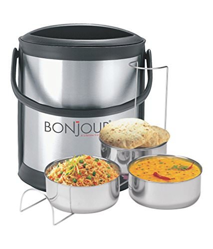 Bonjour Globus Junior 3 Insulated Tiffin 3 Containers