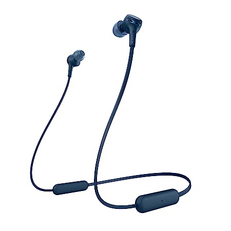 Sony Wi-Xb400 Wireless Extra Bass In-Ear Headphones With 15 Hrs Battery, Quick Charge, Magnetic Earbuds, Tangle Free Cord, Bt Ver 5.0, Work From Home,Bluetooth Headset With Mic For Phone Calls