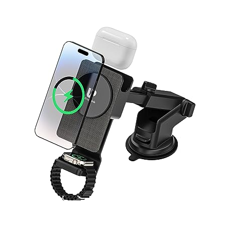 Vylis Auto20 Um1140|Mag-Safe 3-In-1 Wireless Car Charger