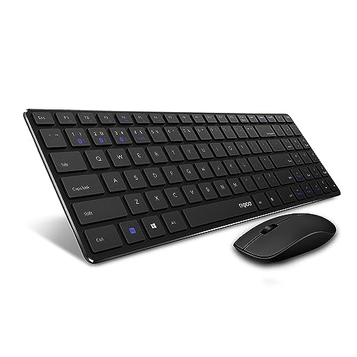 Rapoo 9300M Ultra Slim Wireless Mouse Keyboard Combo