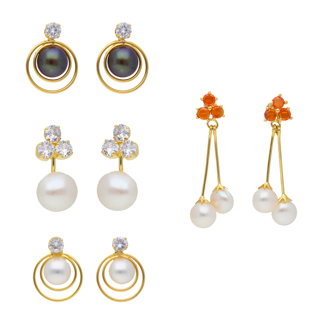 Timeless Combo Of 4 Pair Earrings