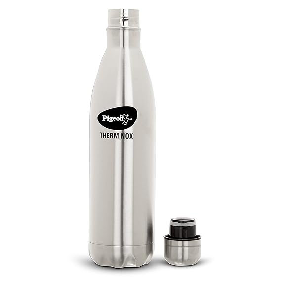 Pigeon Ss Vacuum Bottle Aqua - 750Ml? - Silver